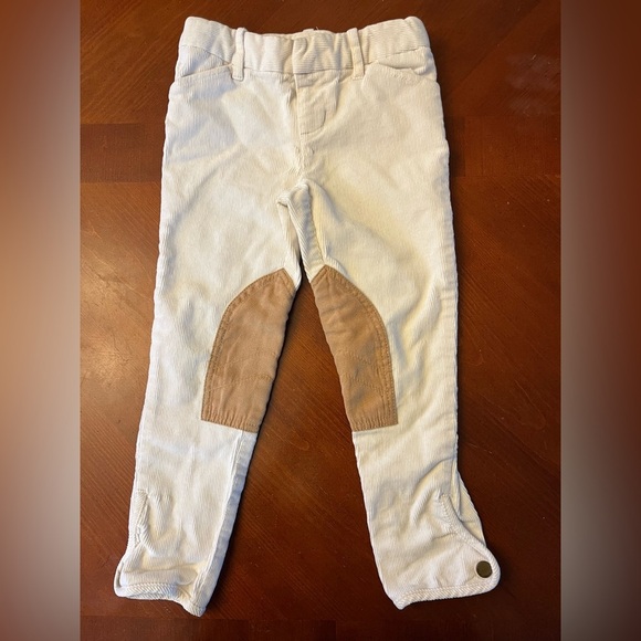 Ralph Lauren Corduroy Jodhpur Pants Cream Size 5 - Picture 1 of 9